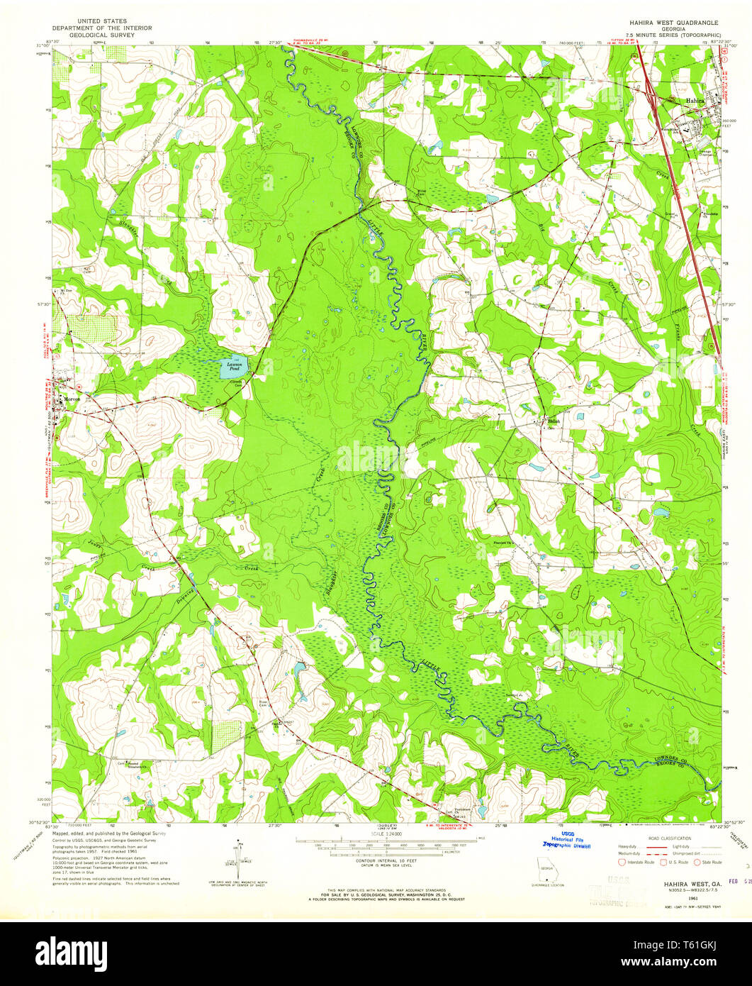 Hahira map hires stock photography and images Alamy