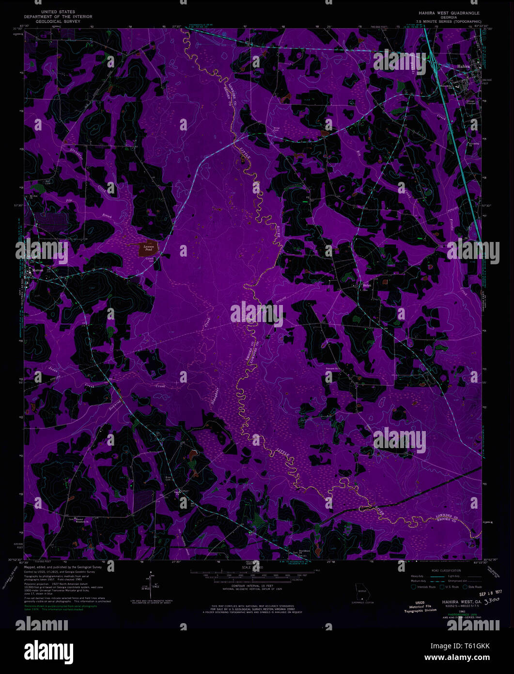 Hahira map hires stock photography and images Alamy