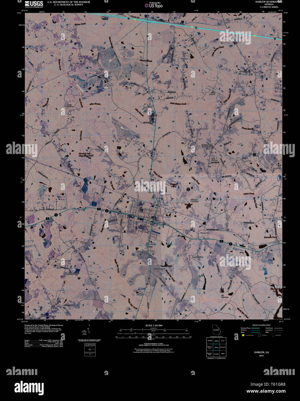 Harlem map hires stock photography and images Alamy