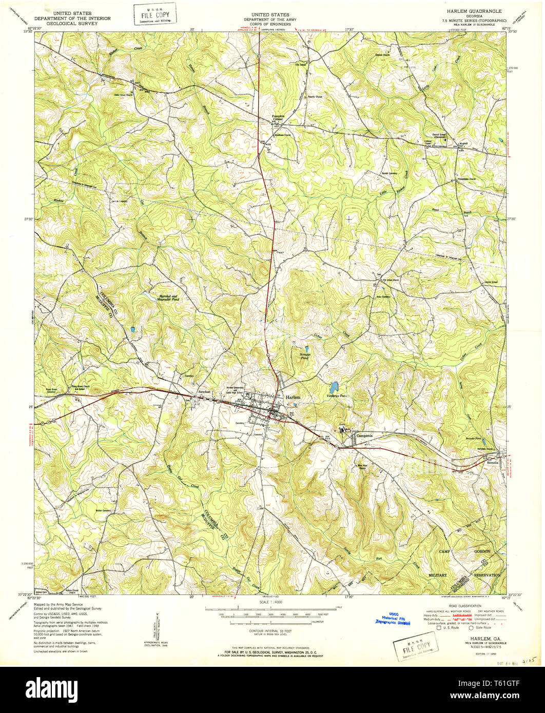 Harlem map hires stock photography and images Alamy