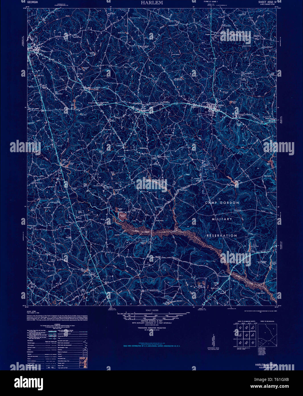 Harlem map hires stock photography and images Alamy