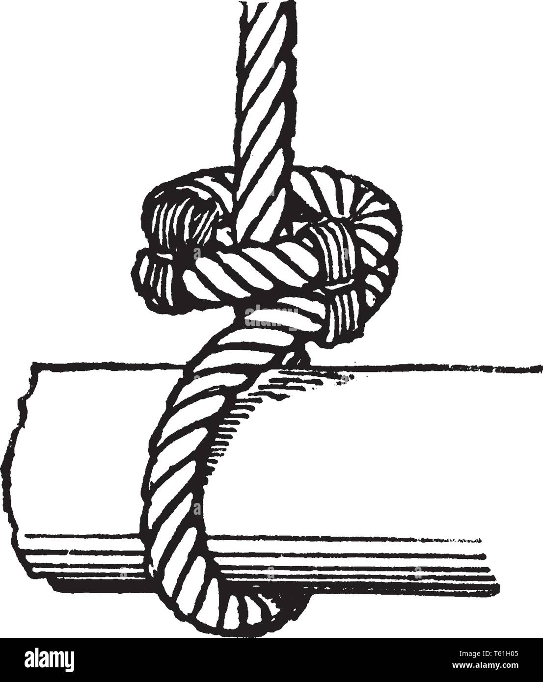 Vintage ropes Stock Vector Images Alamy