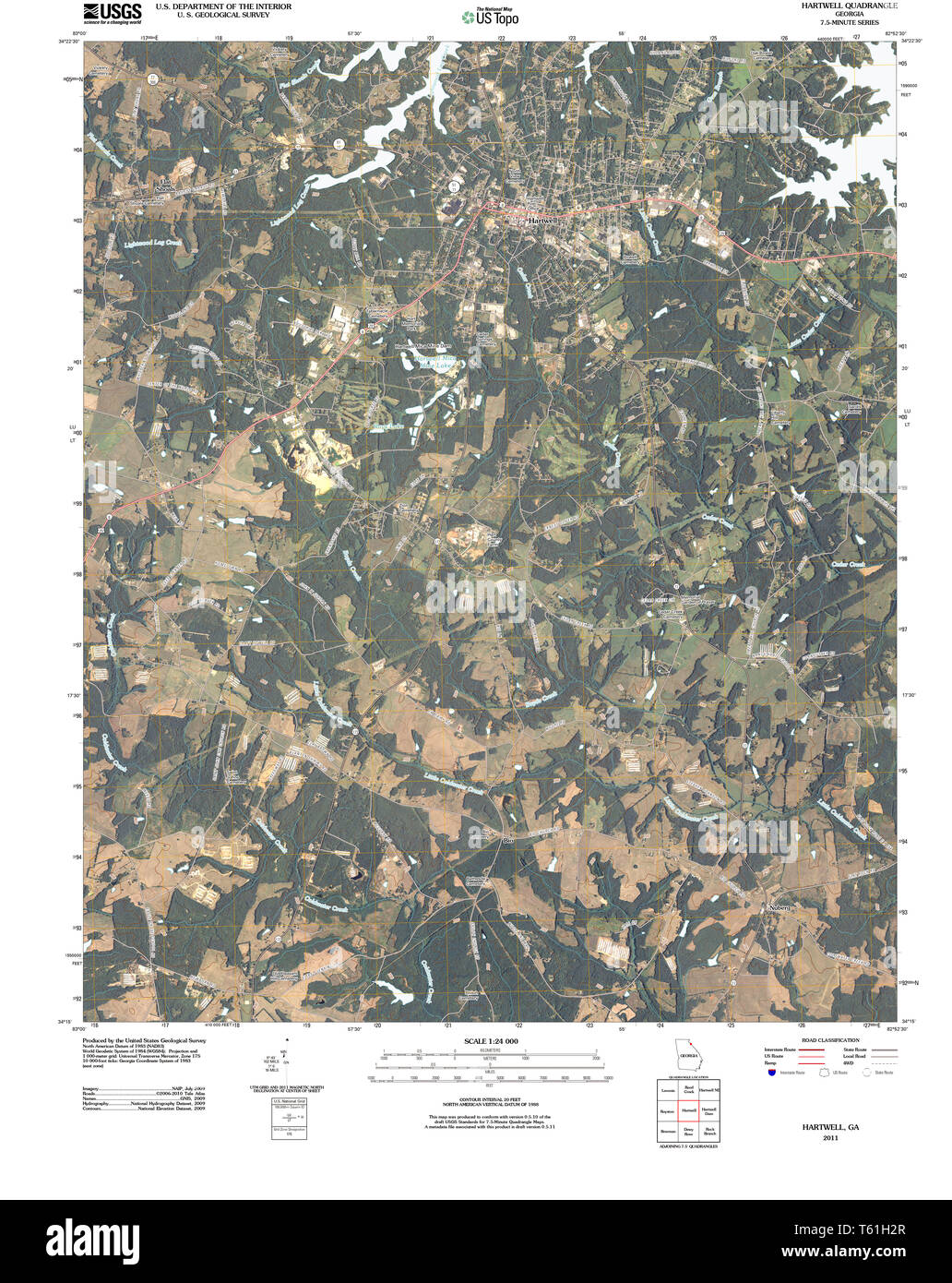Hartwell map hires stock photography and images Alamy