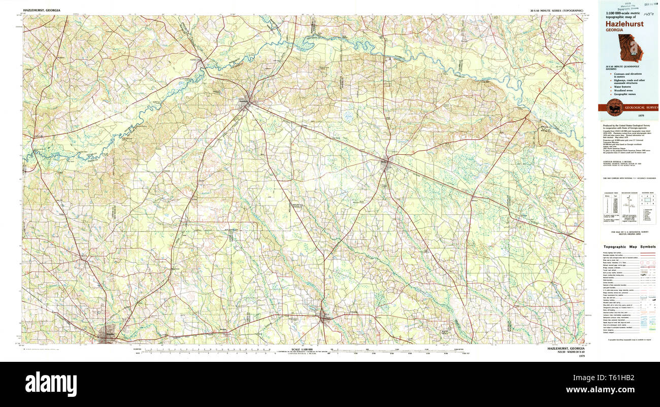 Map of hazlehurst hires stock photography and images Alamy