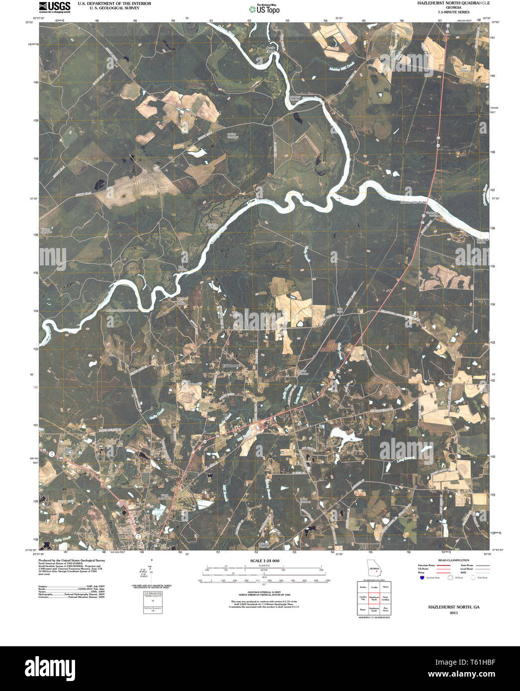 Map of hazlehurst hires stock photography and images Alamy