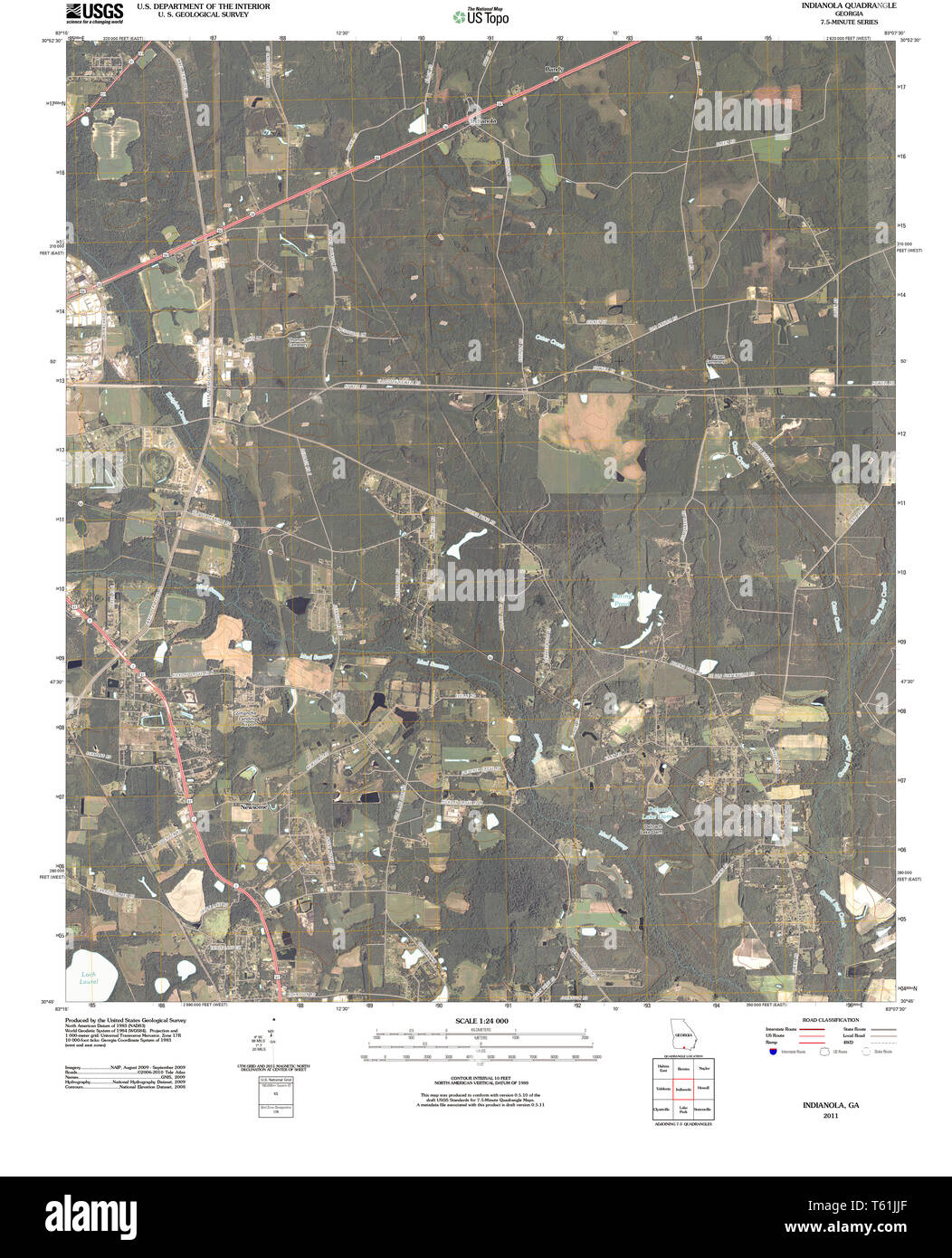 Map of indianola hires stock photography and images Alamy