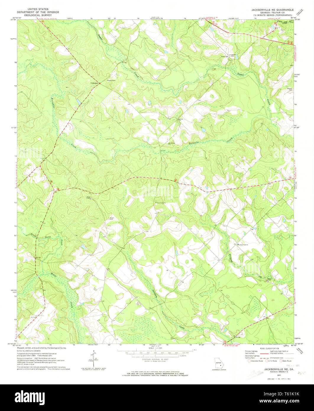 Jacksonville map hires stock photography and images Alamy