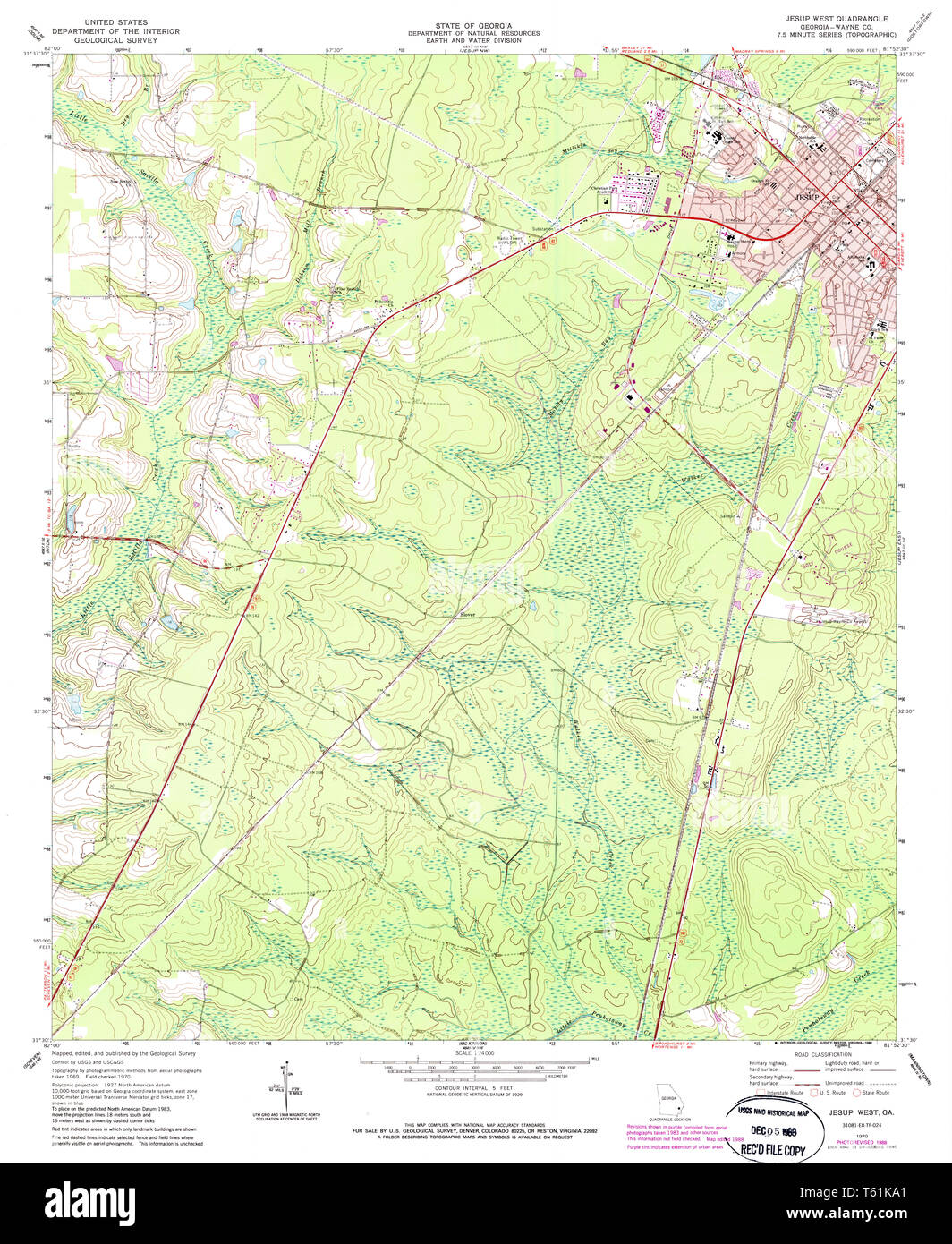 Jesup map hires stock photography and images Alamy