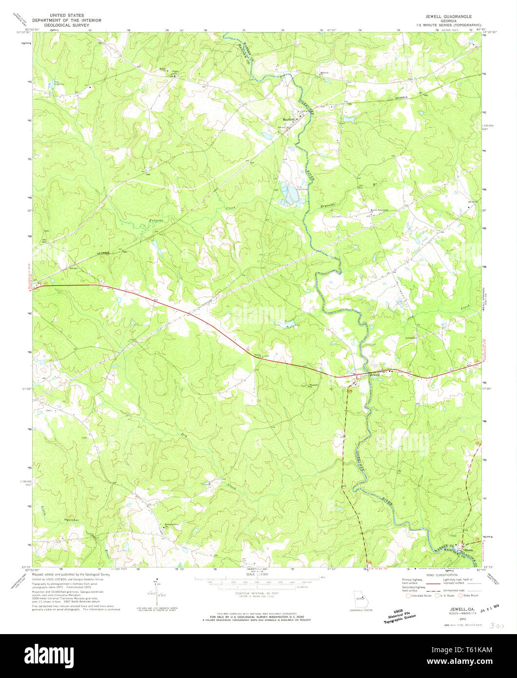 Map of jewell hires stock photography and images Alamy