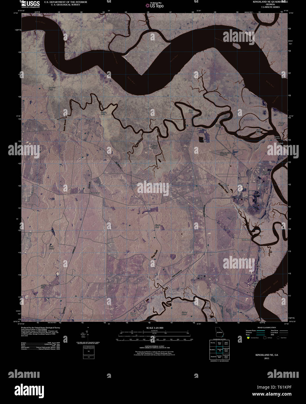 Kingsland map hires stock photography and images Alamy