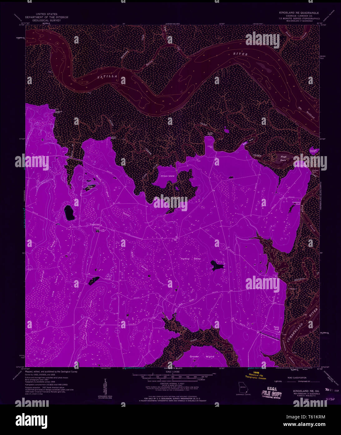 Kingsland map hires stock photography and images Alamy