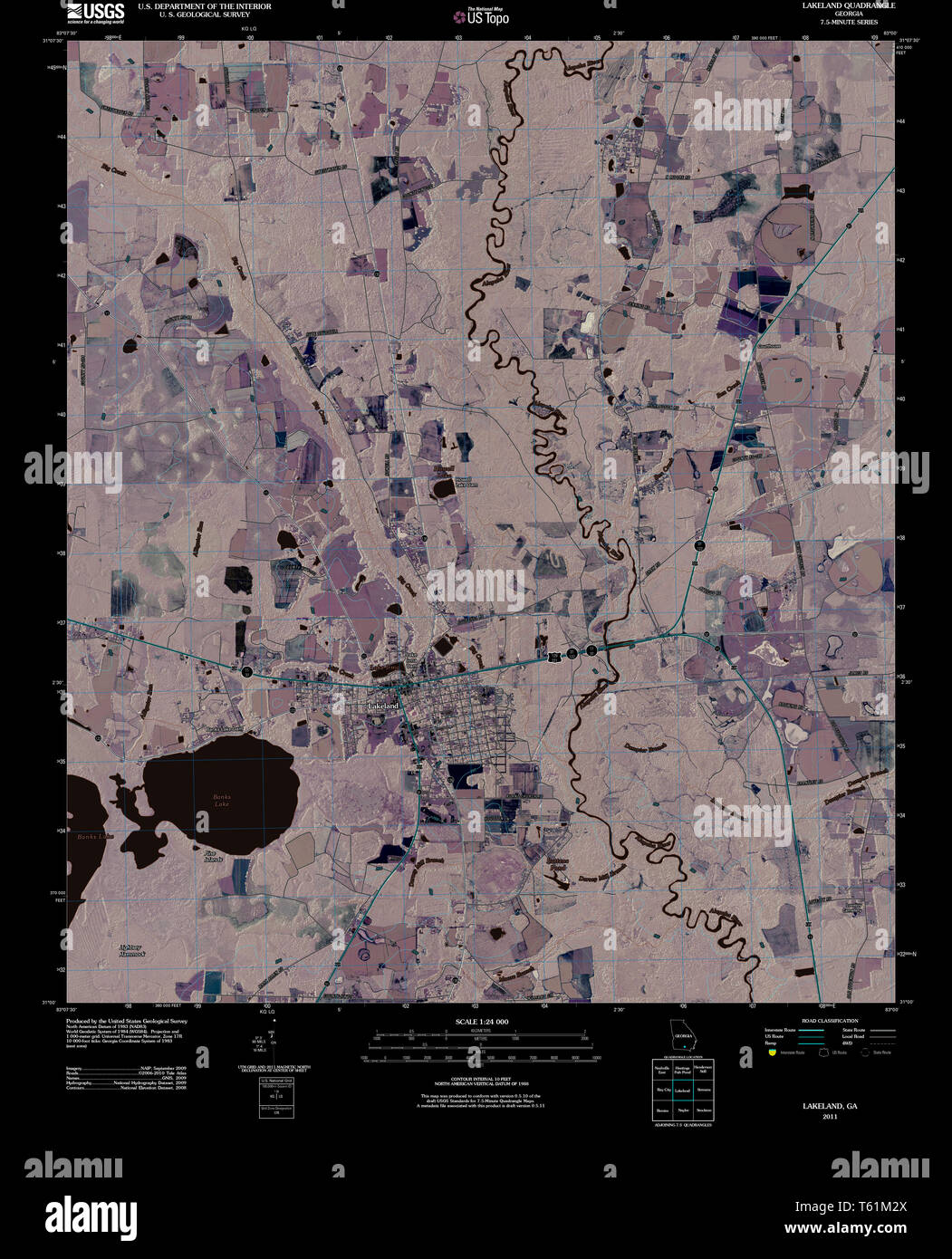 Map of lakeland hires stock photography and images Alamy