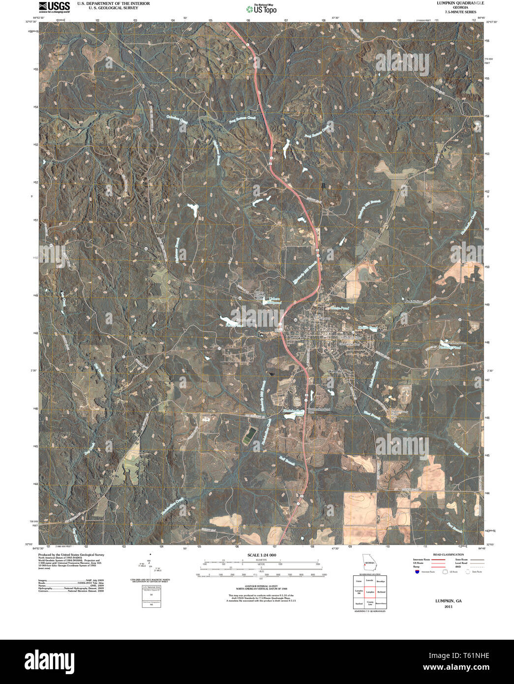 Lumpkin map hires stock photography and images Alamy