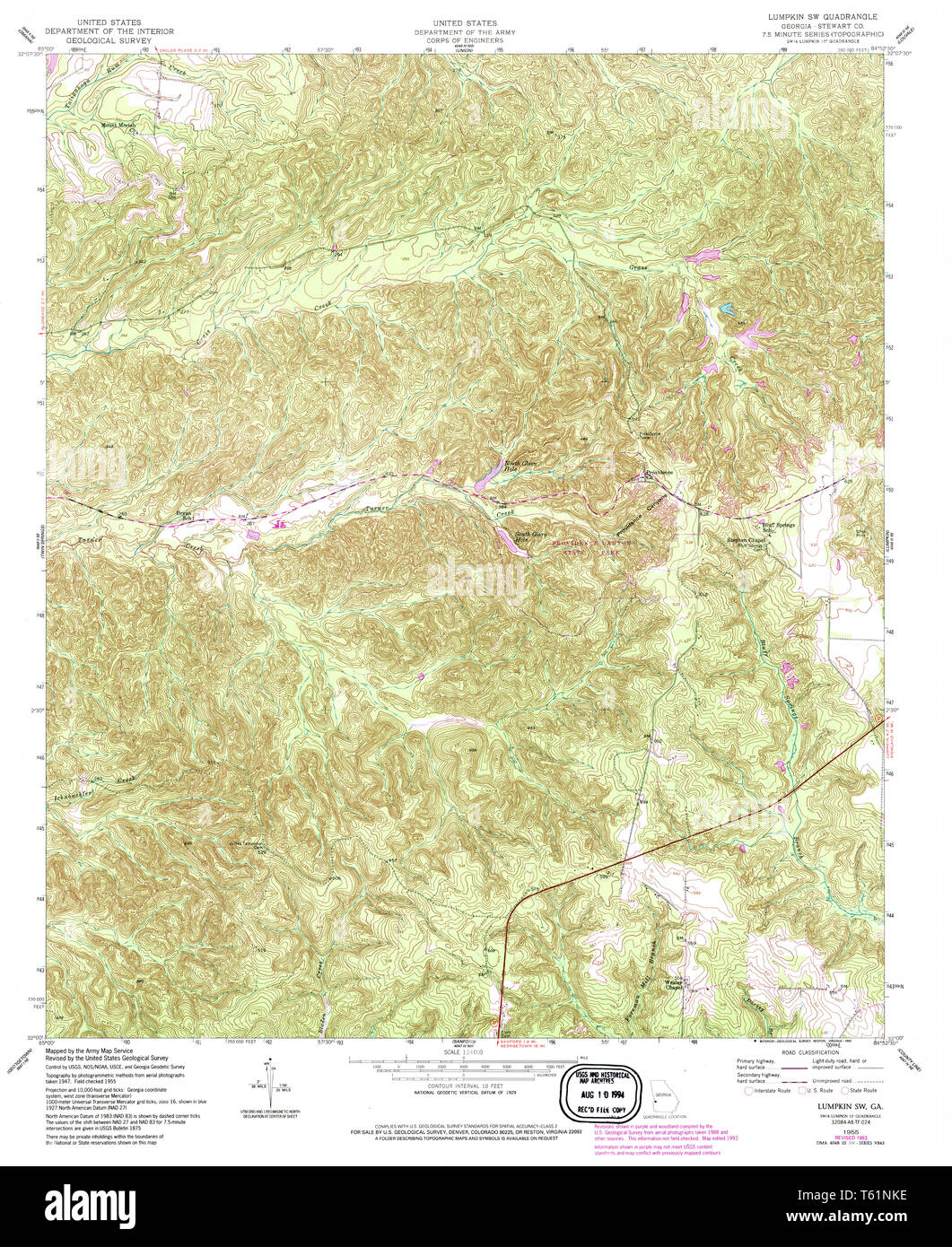 Map of lumpkin hires stock photography and images Alamy