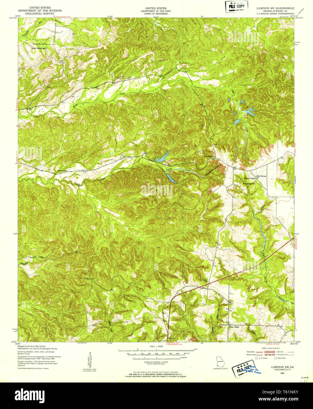 Lumpkin map hires stock photography and images Alamy
