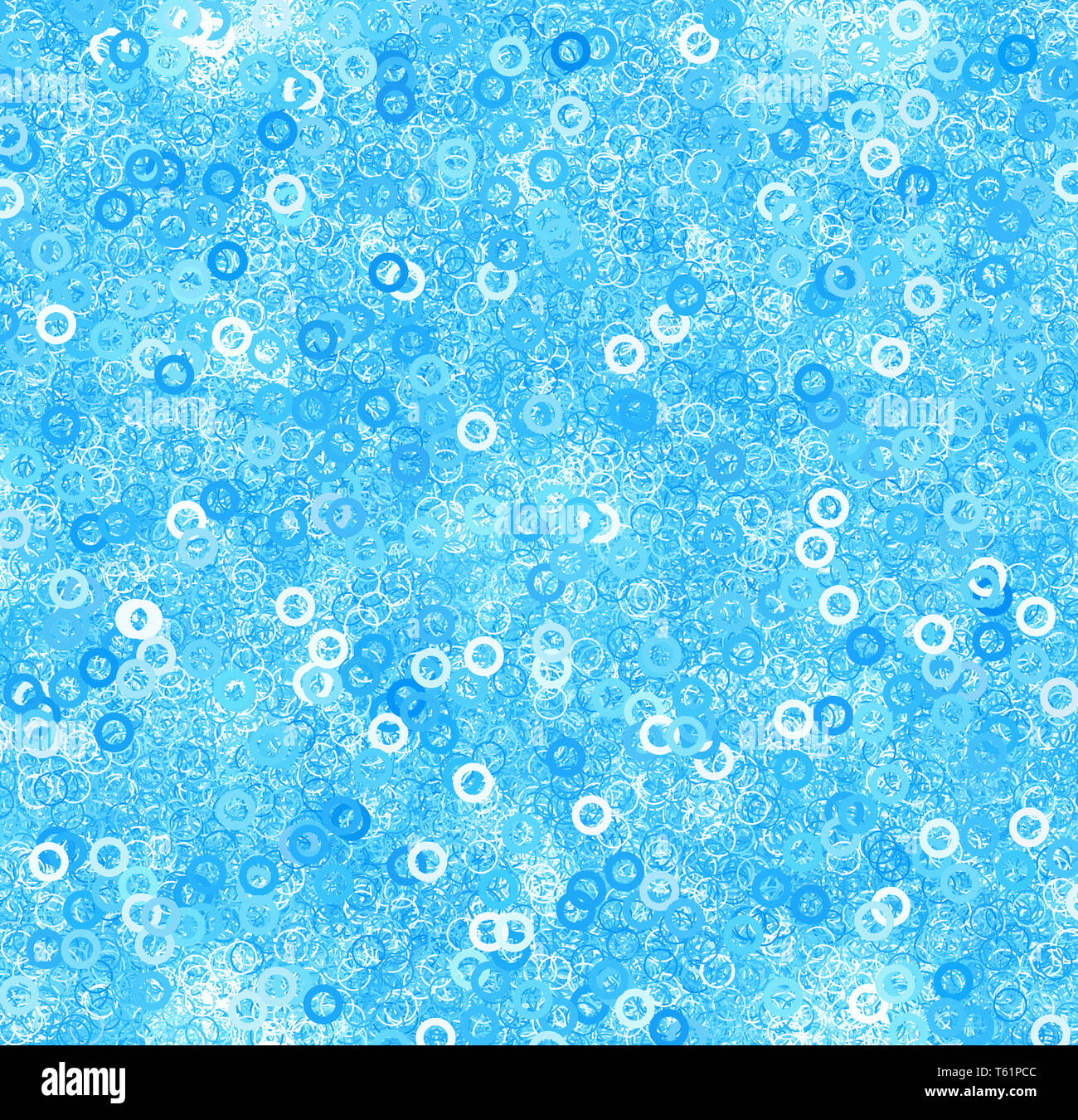 Abstract blue background with ring pattern Stock Photo - Alamy