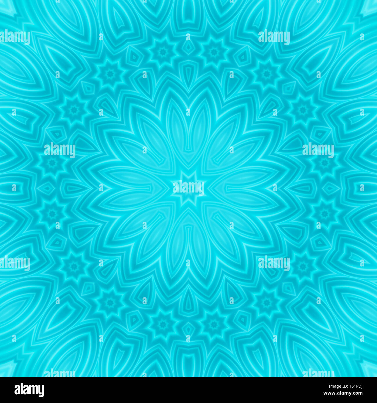 Blue background with abstract concentric pattern Stock Photo - Alamy