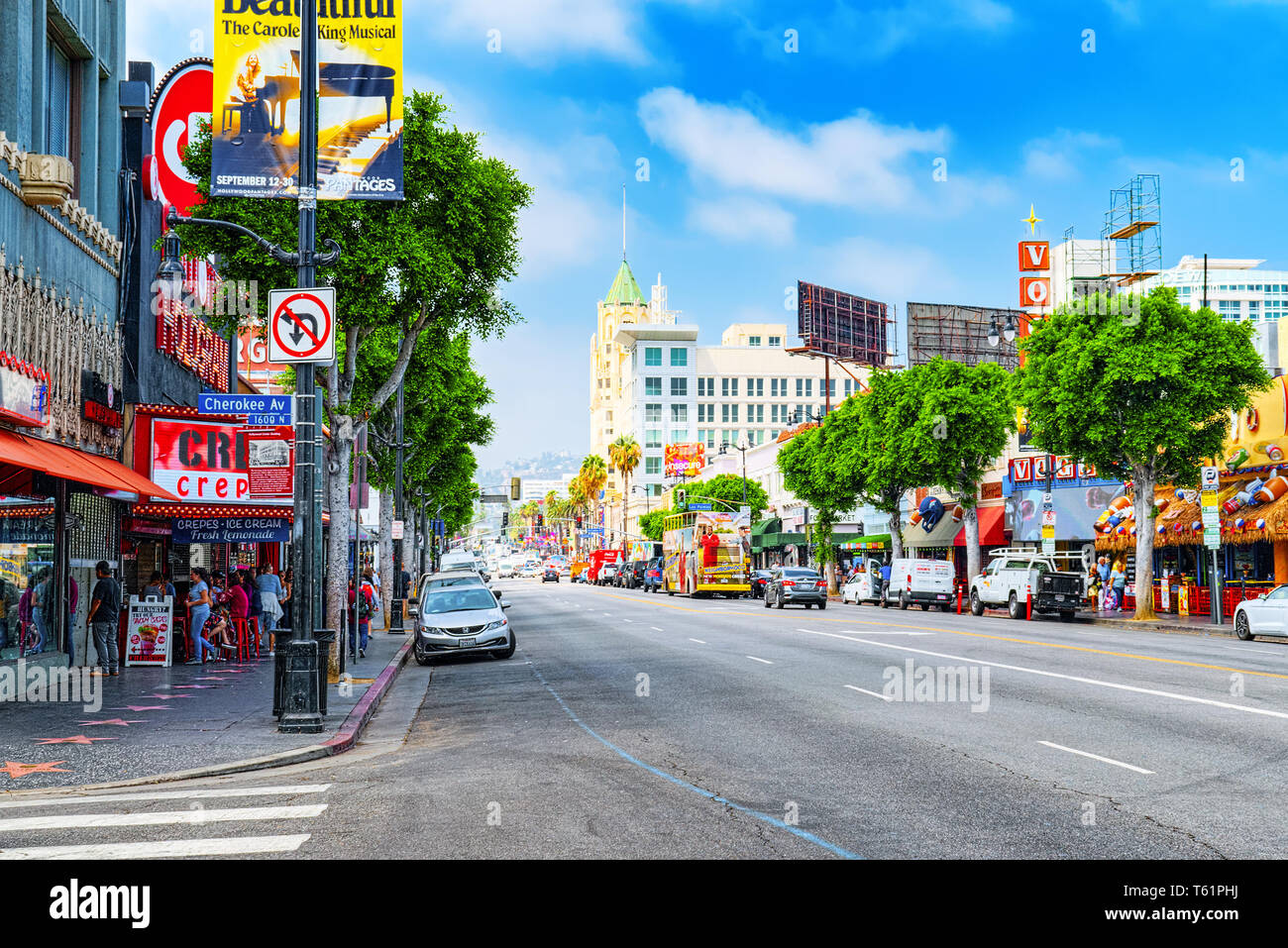 Los Angelos, California, USA - September 04, 2018: Famous Hollywood ...