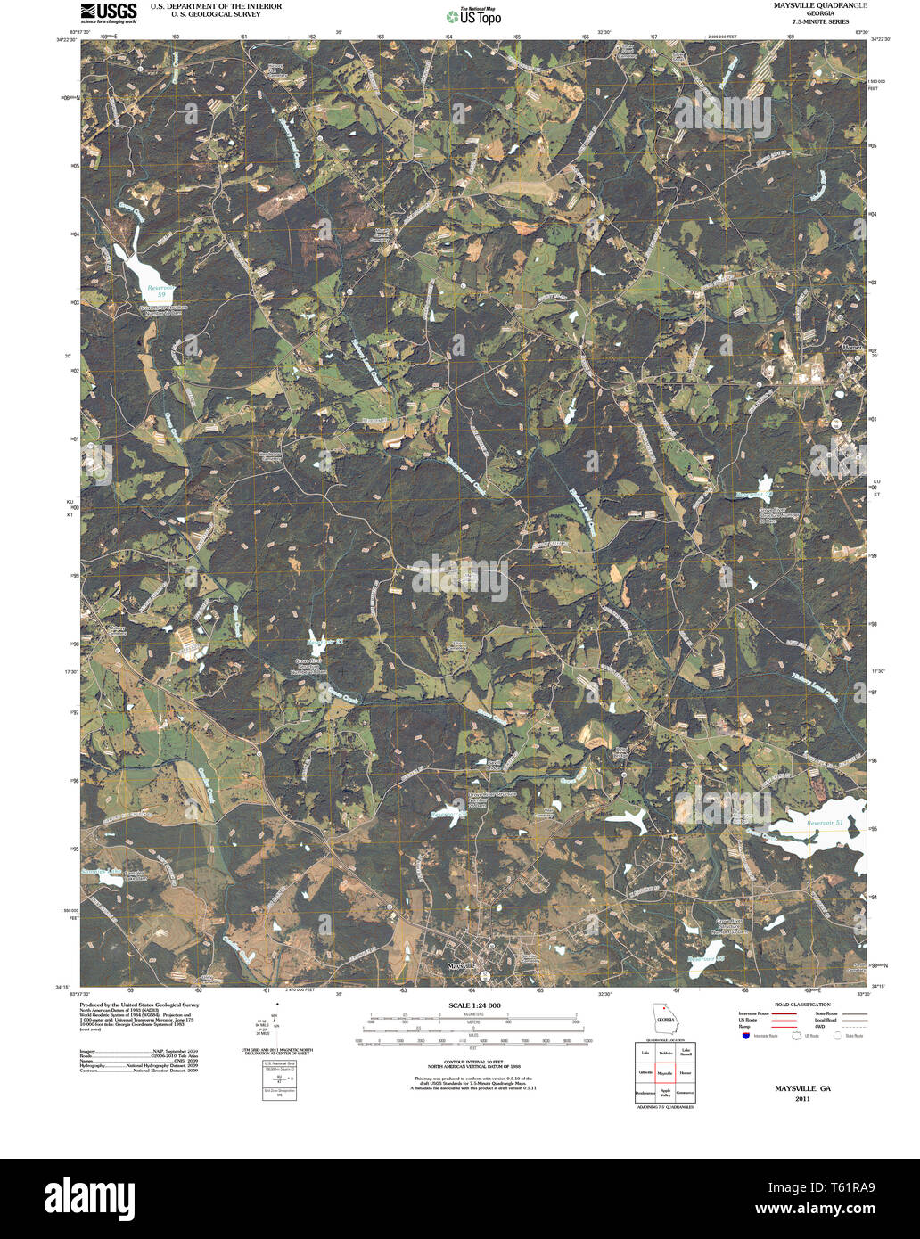 Map of maysville hires stock photography and images Alamy