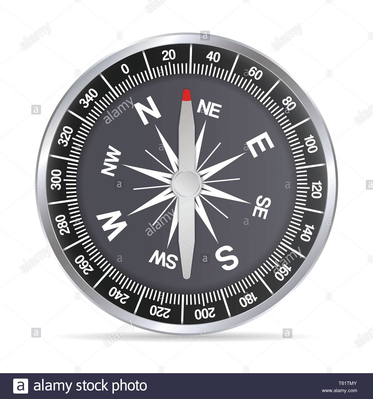 what metal are compass needles made from