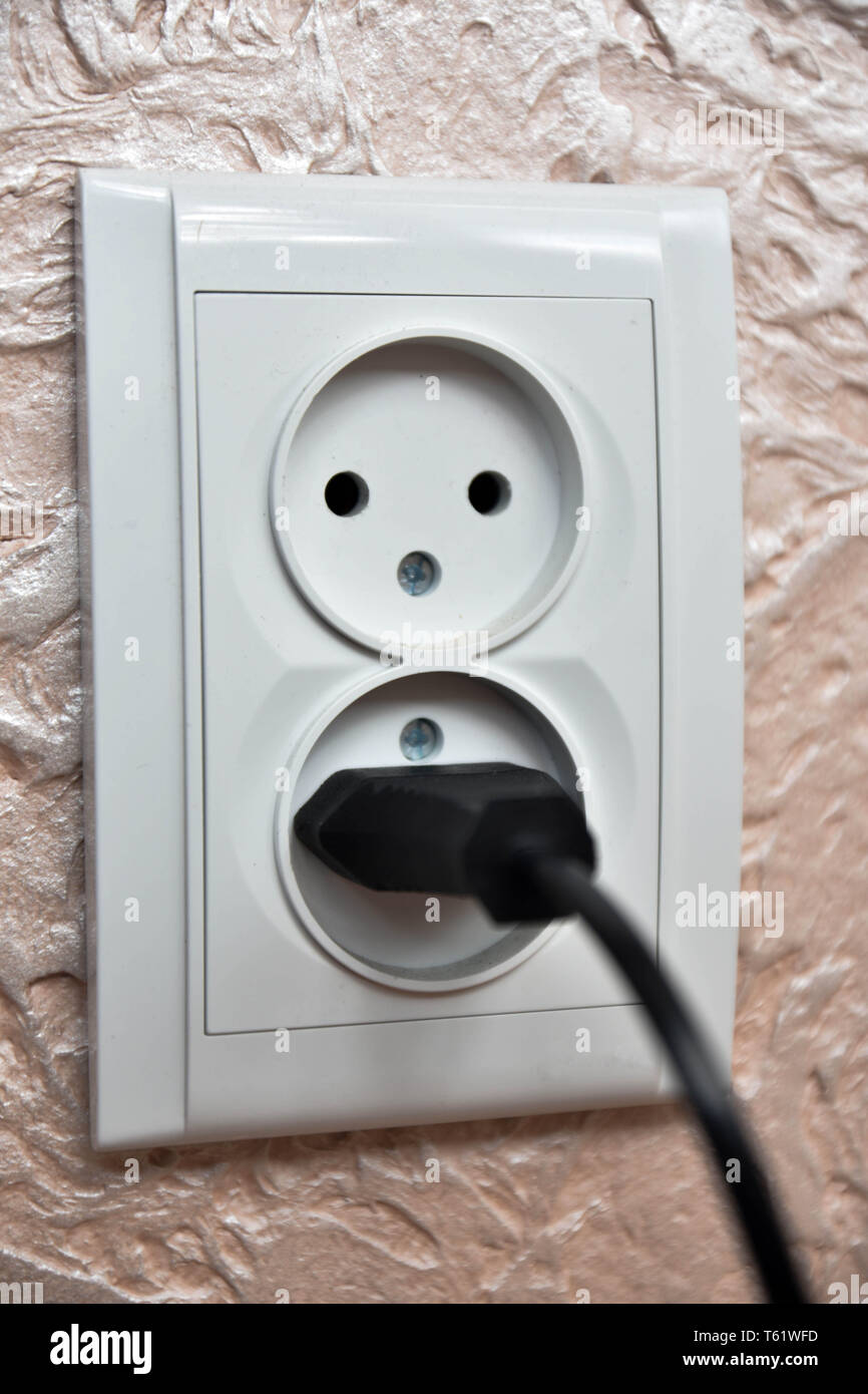 power socket. art soft focus Stock Photo - Alamy