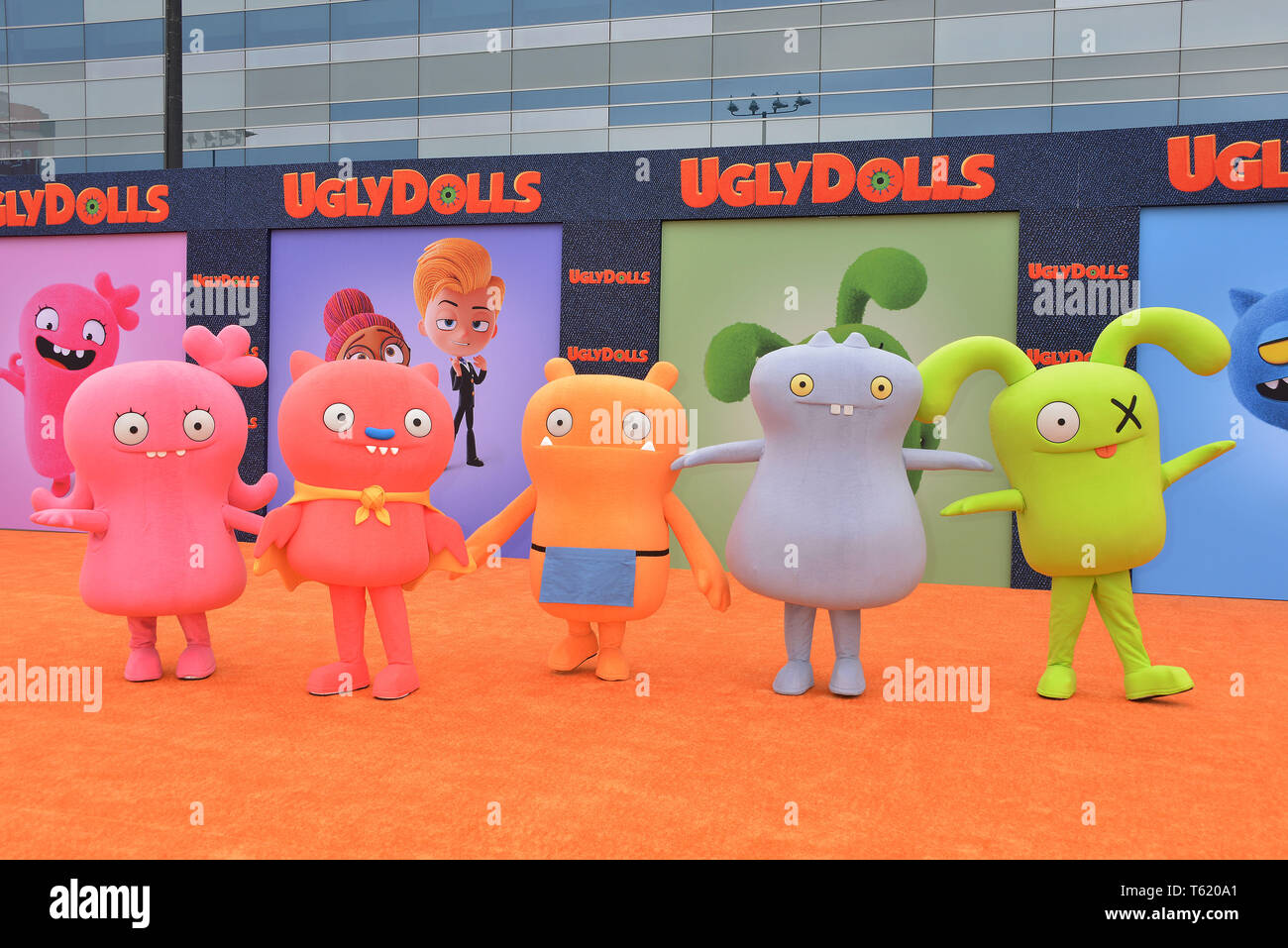 Ugly Dolls characters 041 attends STX Films World Premiere of Ugly