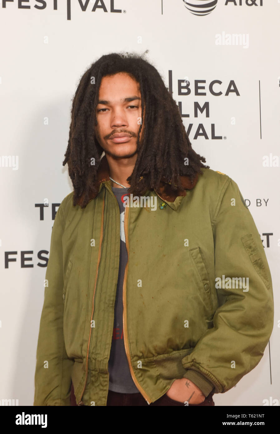 New York, USA. 27th Apr 2019. Luka Sabbat attend Gully during the 2019 Tribeca Film Festival at SVA Theater on April 27, 2019 in New York City. Photo: Jeremy Smith/imageSPACE/MediaPunch Stock Photo