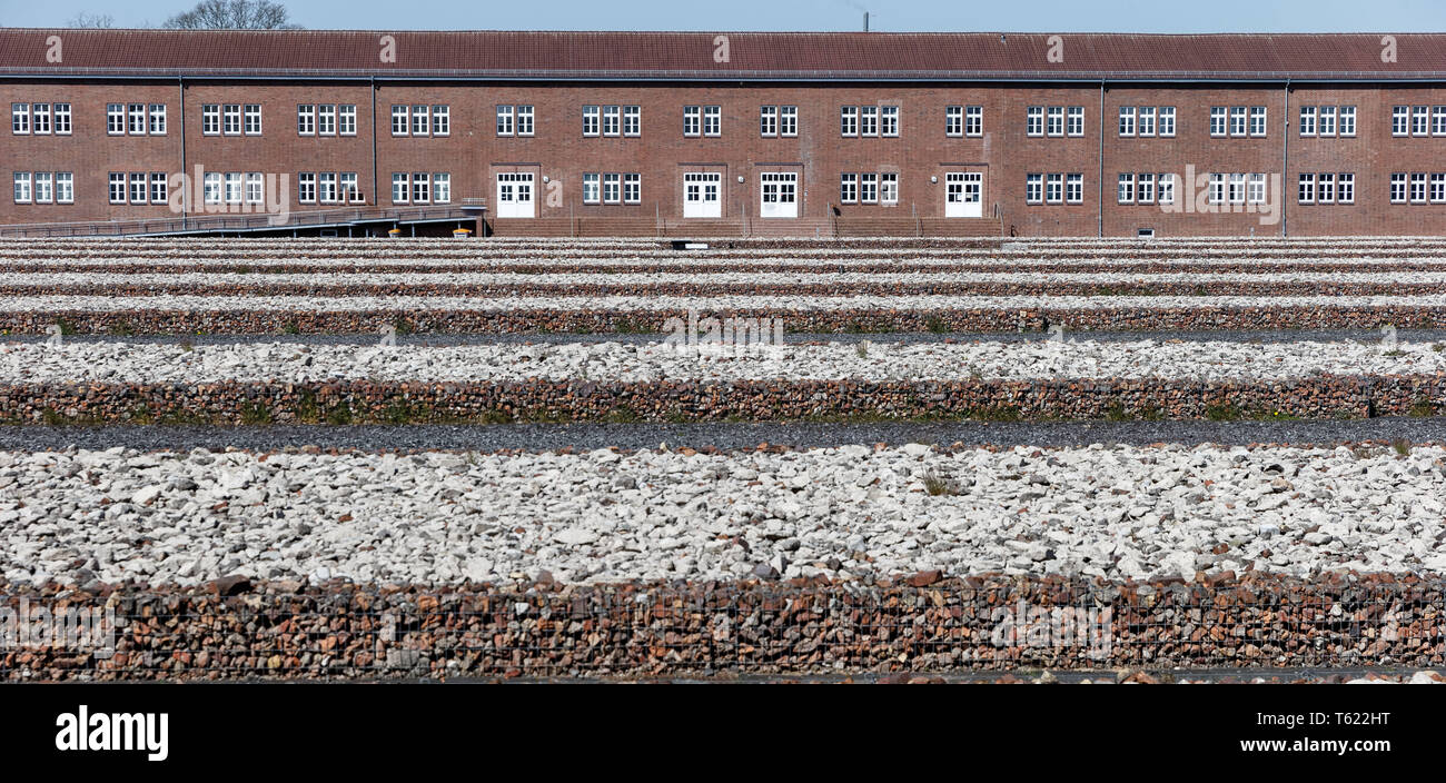 Hamburg, Germany. 15th Apr, 2019. View of the former prisoner block 14