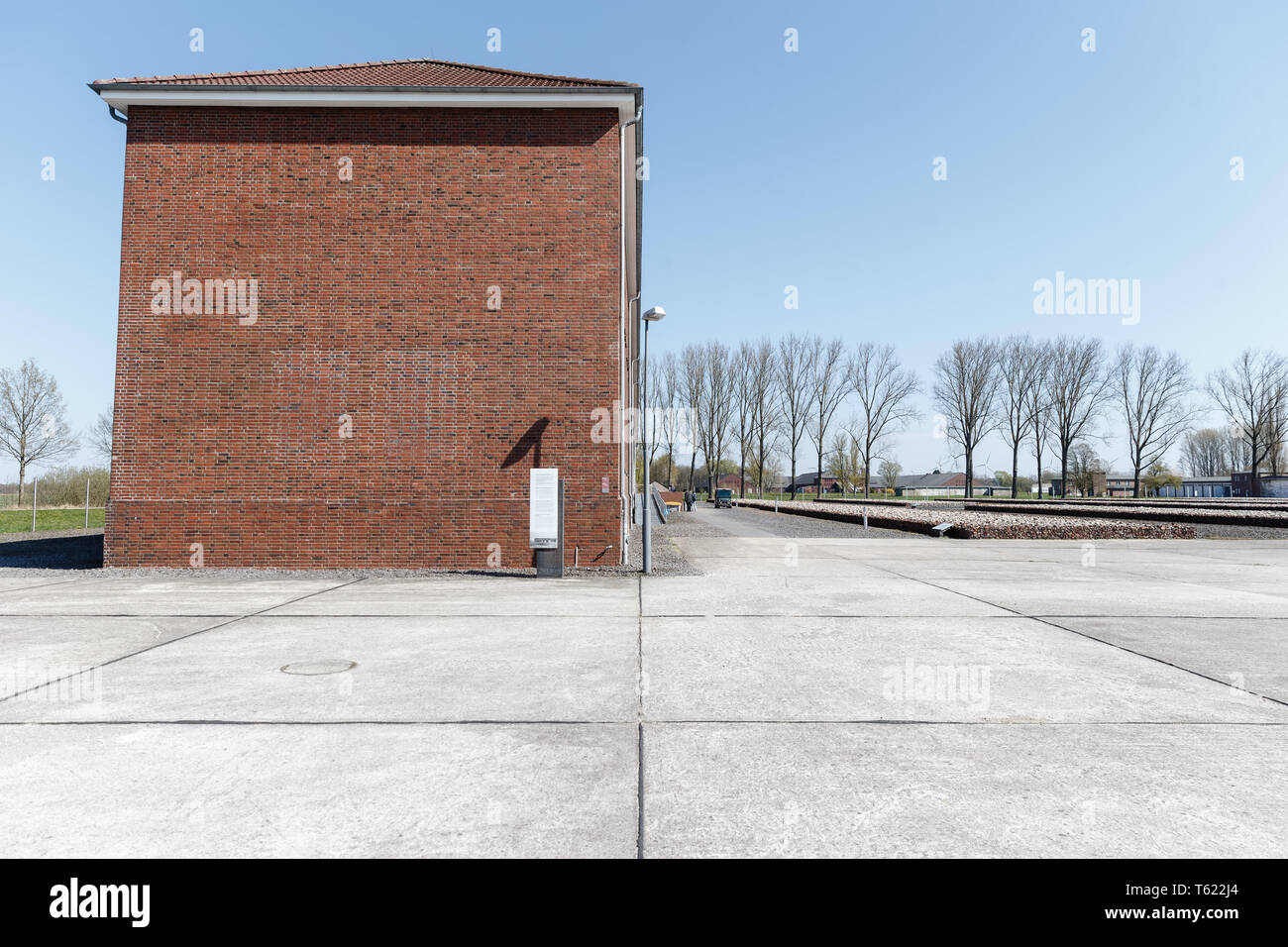 Hamburg, Germany. 15th Apr, 2019. View of the former prisoner block 14