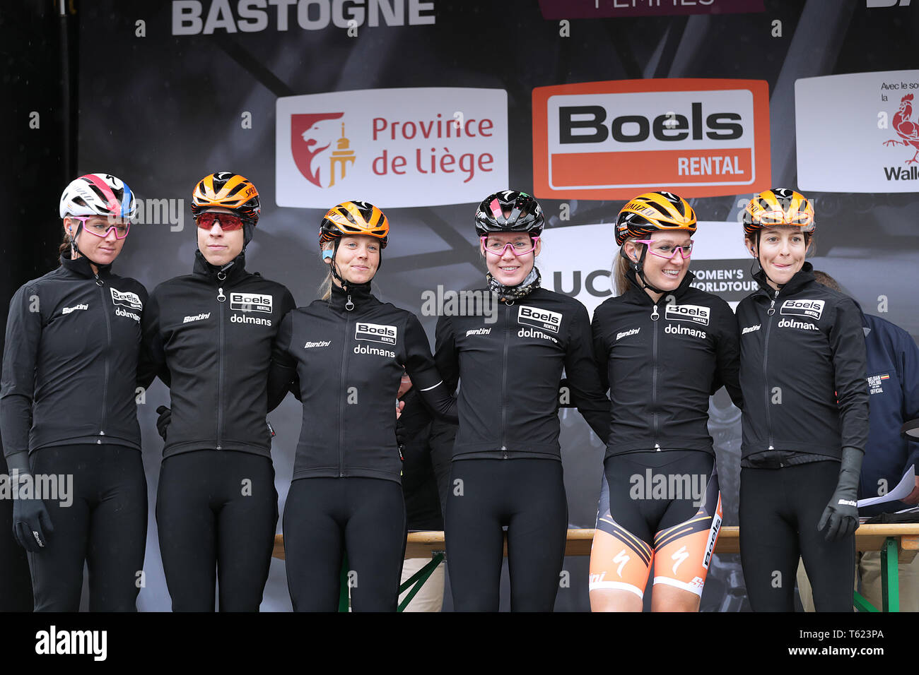 Liege Belgium 28th Apr 2019 Cycling Luik Bastenaken Luik Dames Women Presentatie Dames Boels Dolmans Bij De Start In Luik Credit Pro Shots Alamy Live News Stock Photo Alamy