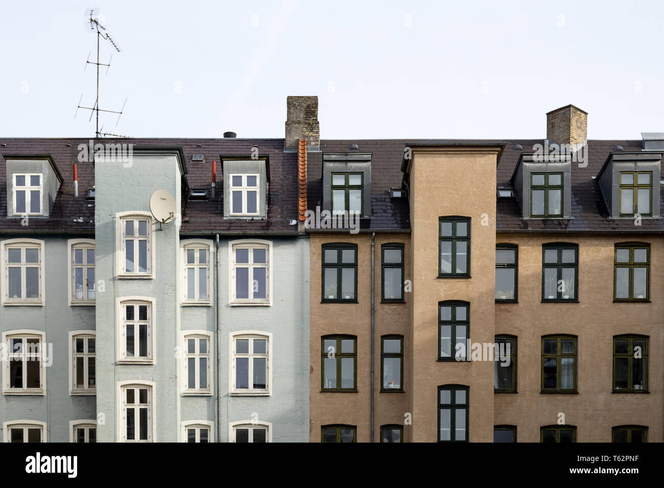 Residential houses in Copenhagen, Denmark Stock Photo Alamy