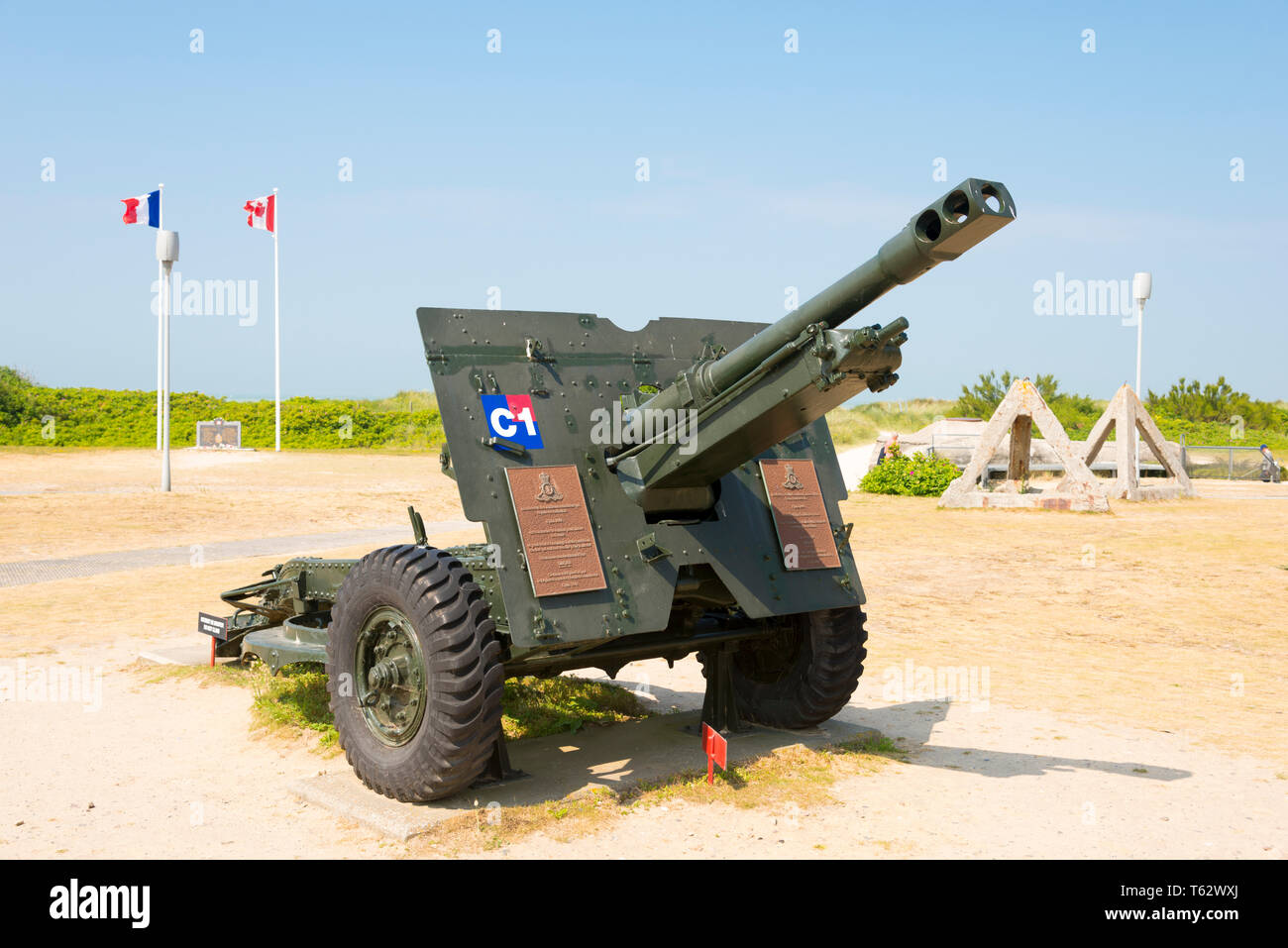 Juno Beach in Normandy, France Stock Photo Alamy