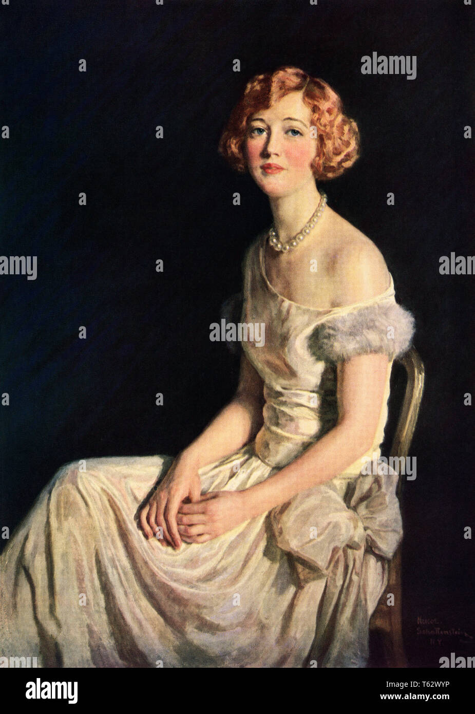1920s 1930s PORTRAIT MARION DAVIES LOOKING AT CAMERA BY SCHATTENSTEIN ACTRESS COMPANION WILLIAM RANDOLPH HEARST COLOR HALFTONE - kh13291 CPC001 HARS OCCUPATIONS COMPANION STYLISH MARION FASHIONS MID-ADULT MID-ADULT WOMAN CAUCASIAN ETHNICITY OLD FASHIONED RANDOLPH WILLIAM Stock Photo