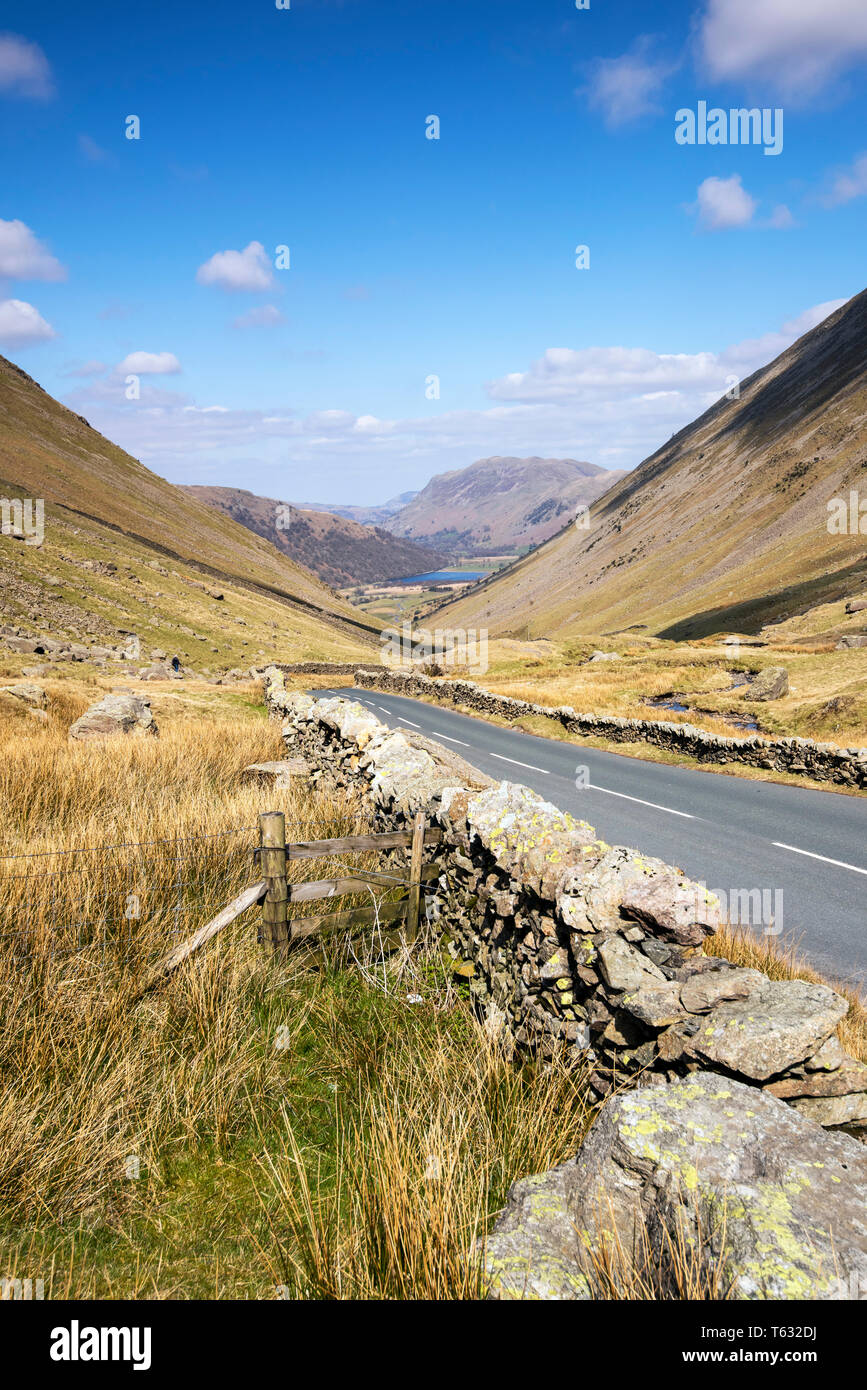 The Kirkstone Pass in the Lake District National Park, Cumbria England