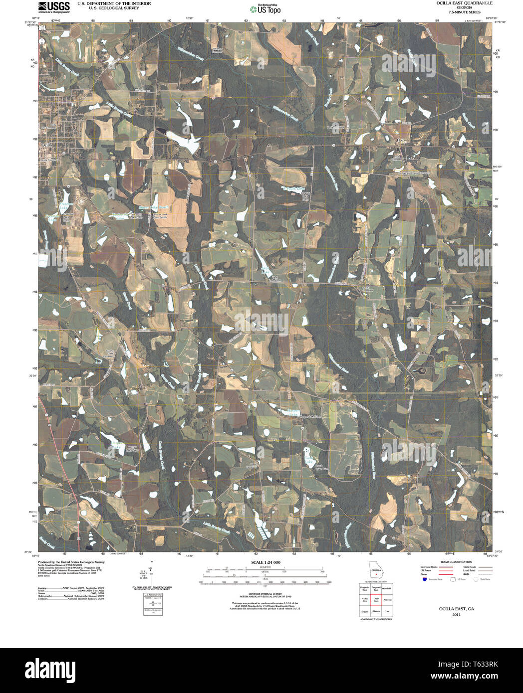 Ocilla map hires stock photography and images Alamy