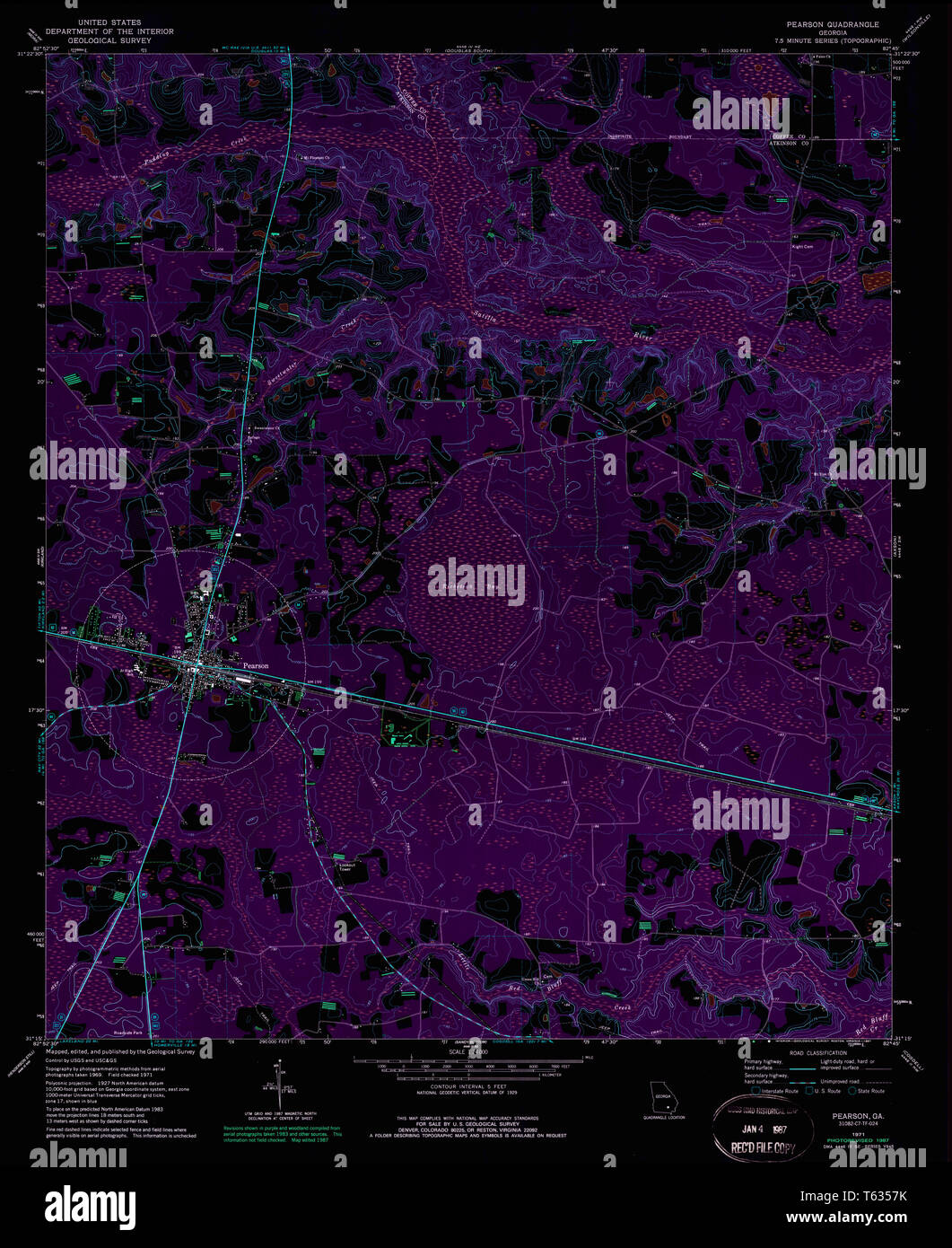 Pearson map hires stock photography and images Alamy