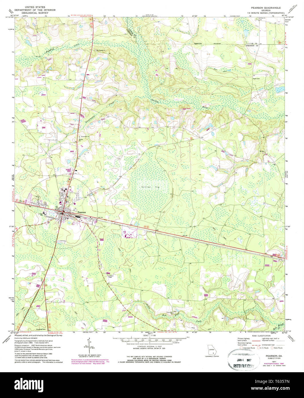 Pearson map hires stock photography and images Alamy