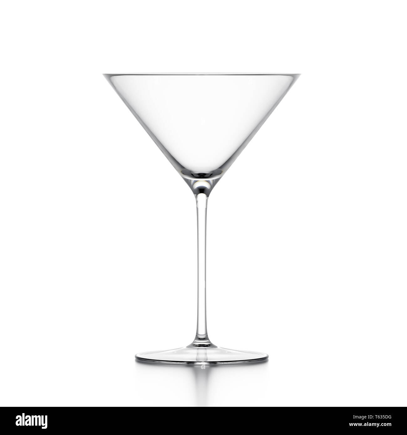 Martini cocktail glass Stock Photo