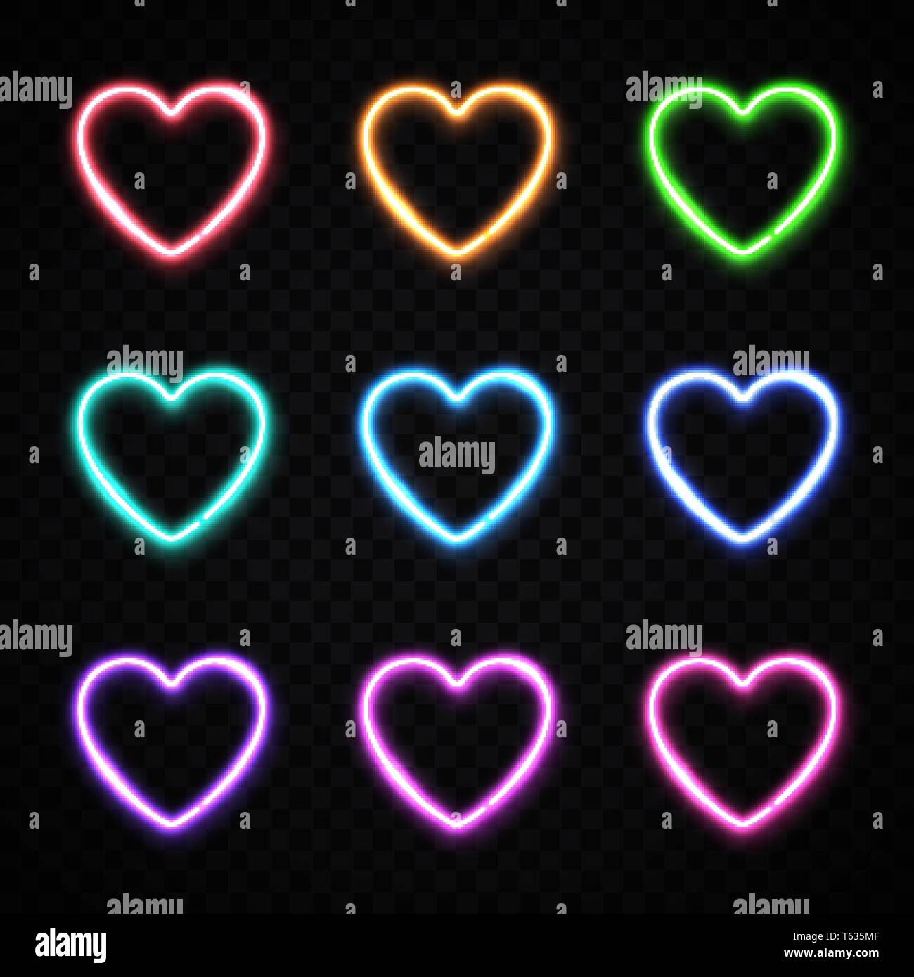 Blue neon heart light deals