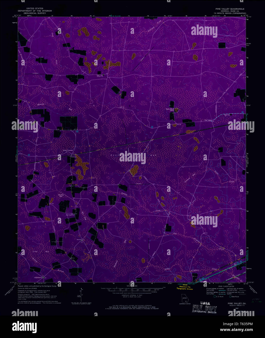 Map of pine valley hires stock photography and images Alamy