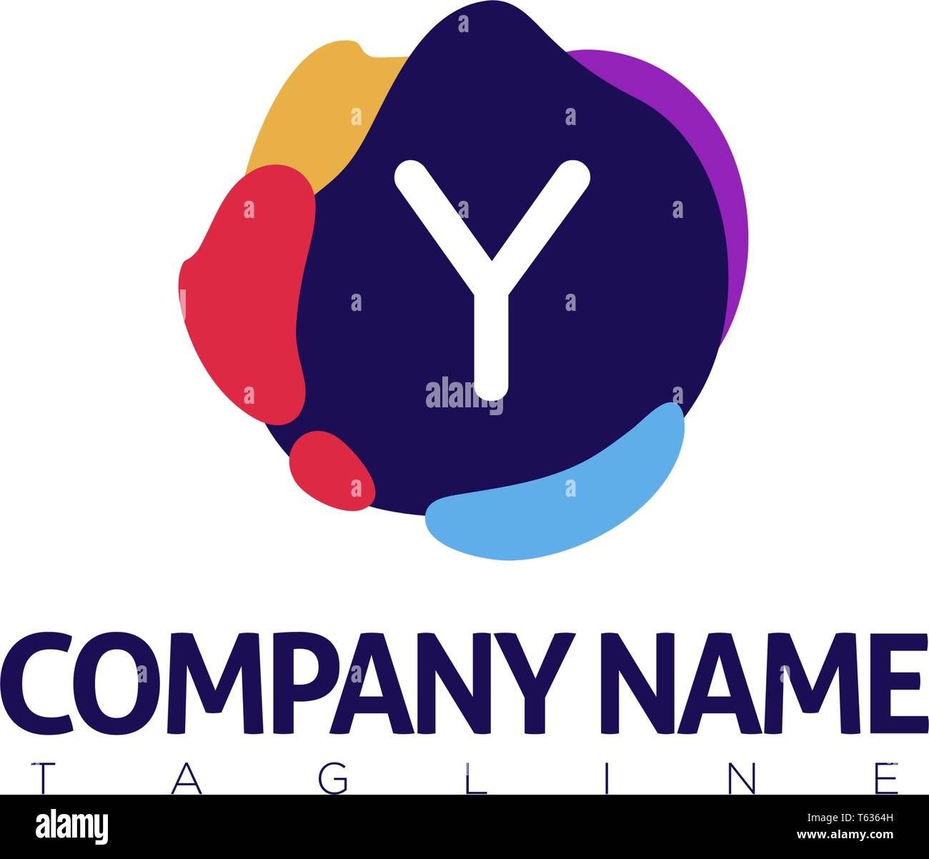 Y Letter Modern Logo Template Stock Vector Art