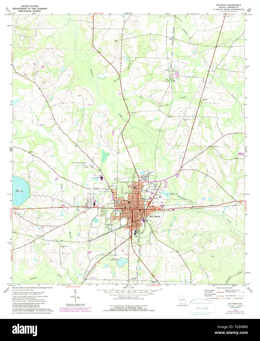 Map of quitman hires stock photography and images Alamy