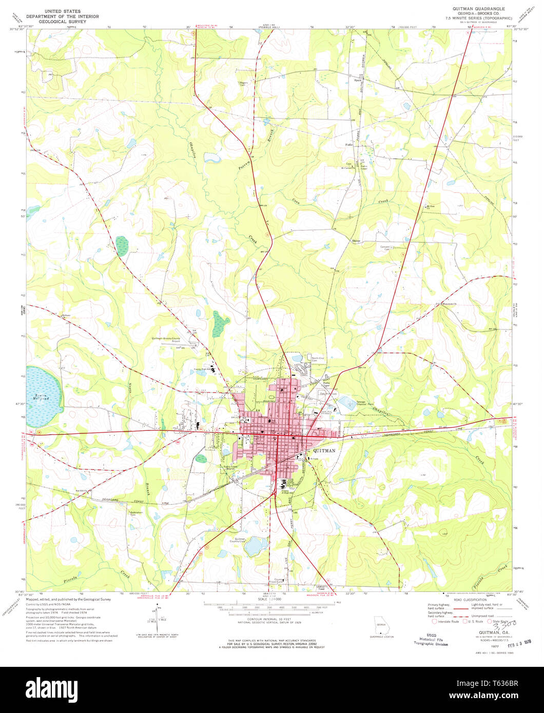 Map of quitman hires stock photography and images Alamy