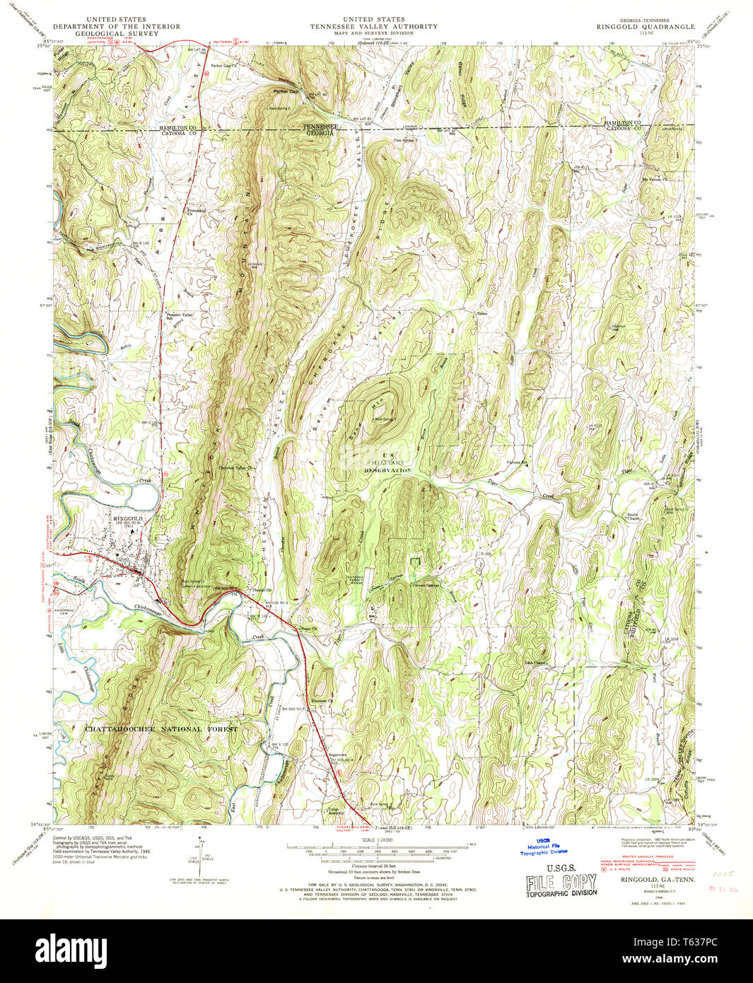 Ringgold Map High Resolution Stock Photography And Images Alamy