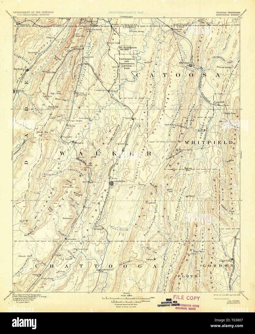 Ringgold Map High Resolution Stock Photography And Images Alamy