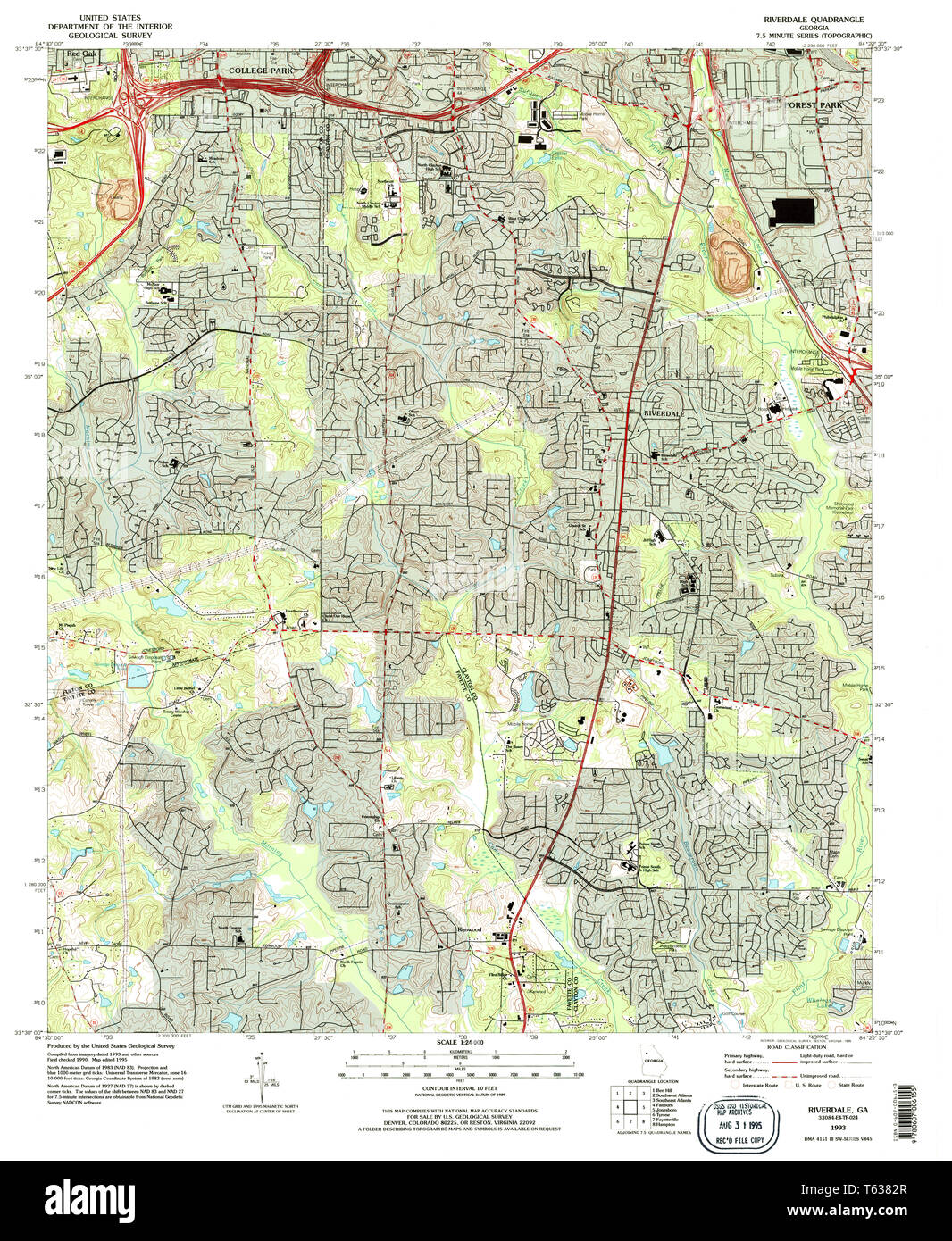 Map of riverdale Cut Out Stock Images & Pictures Alamy