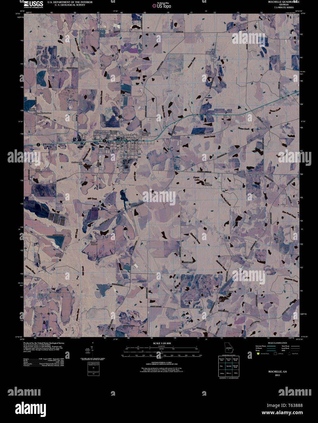 Rochelle map hires stock photography and images Alamy