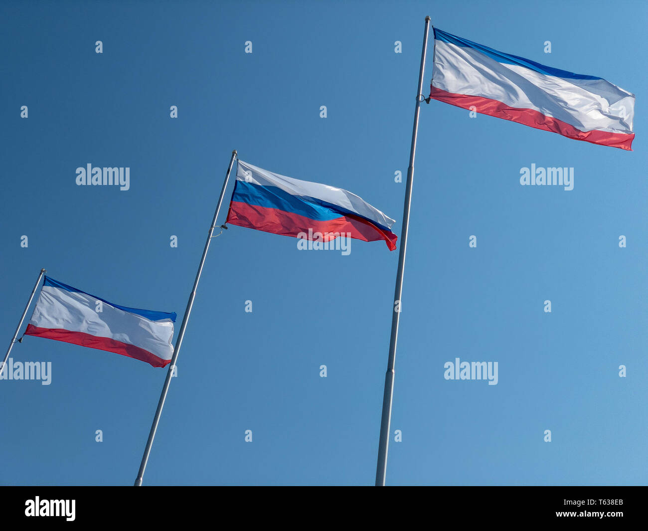 Republic of crimea flag hi-res stock photography and images - Alamy
