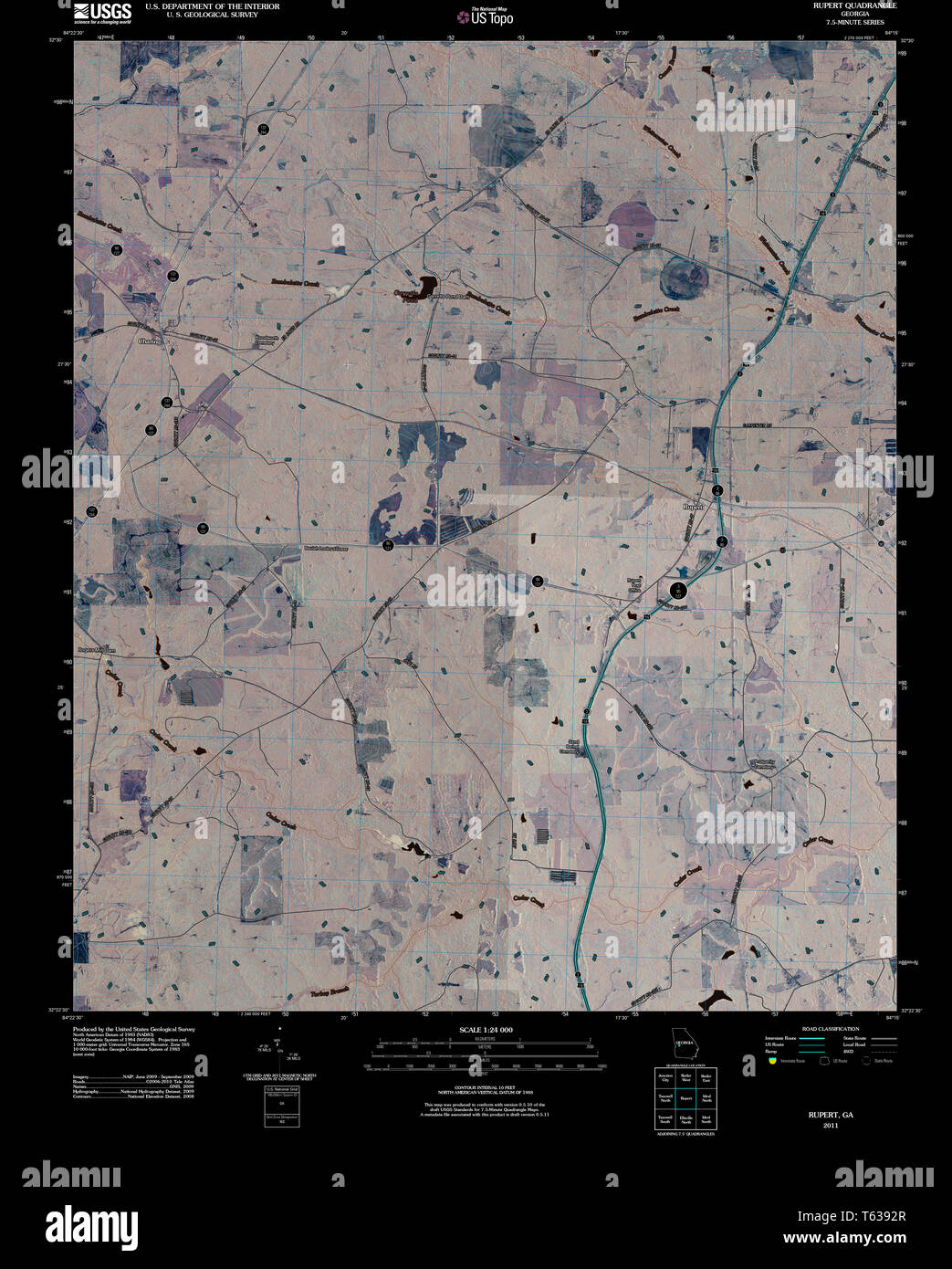 Map of rupert hires stock photography and images Alamy