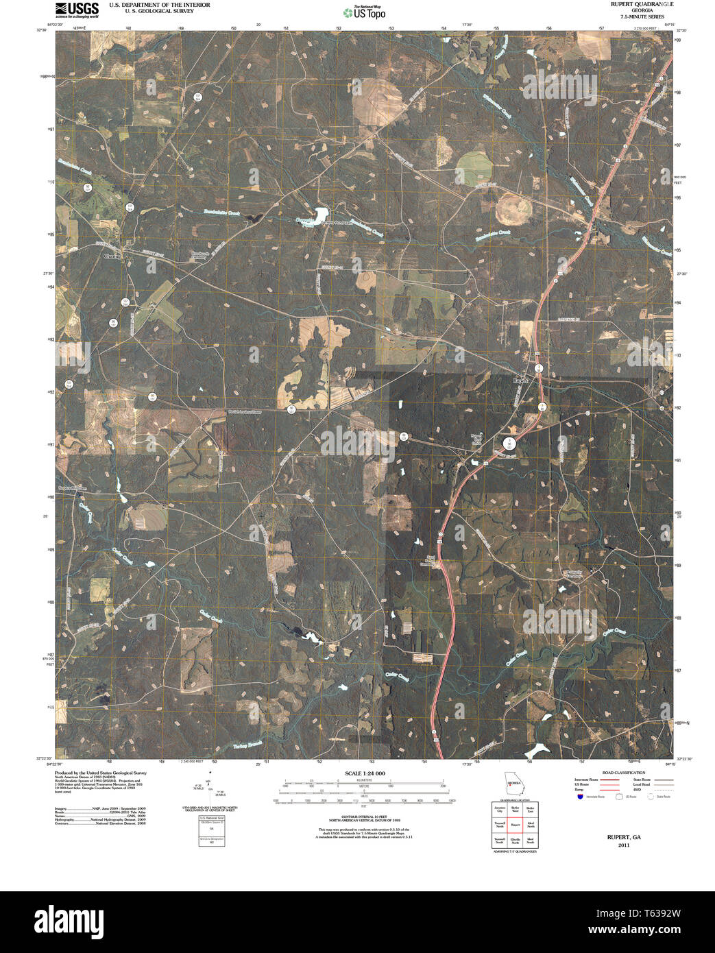 Map of rupert hires stock photography and images Alamy